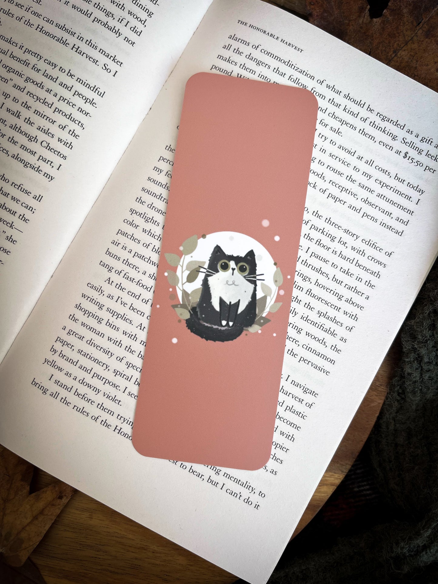 Black and White Cat Bookmark