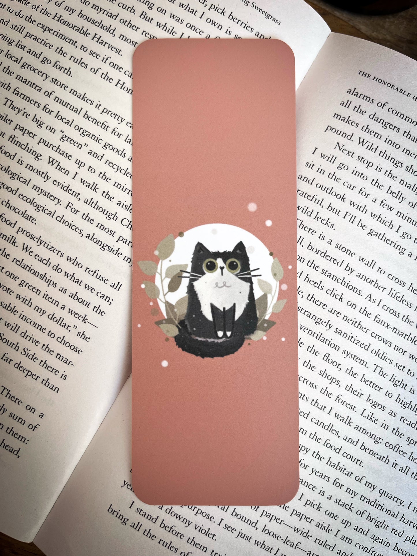 Black and White Cat Bookmark