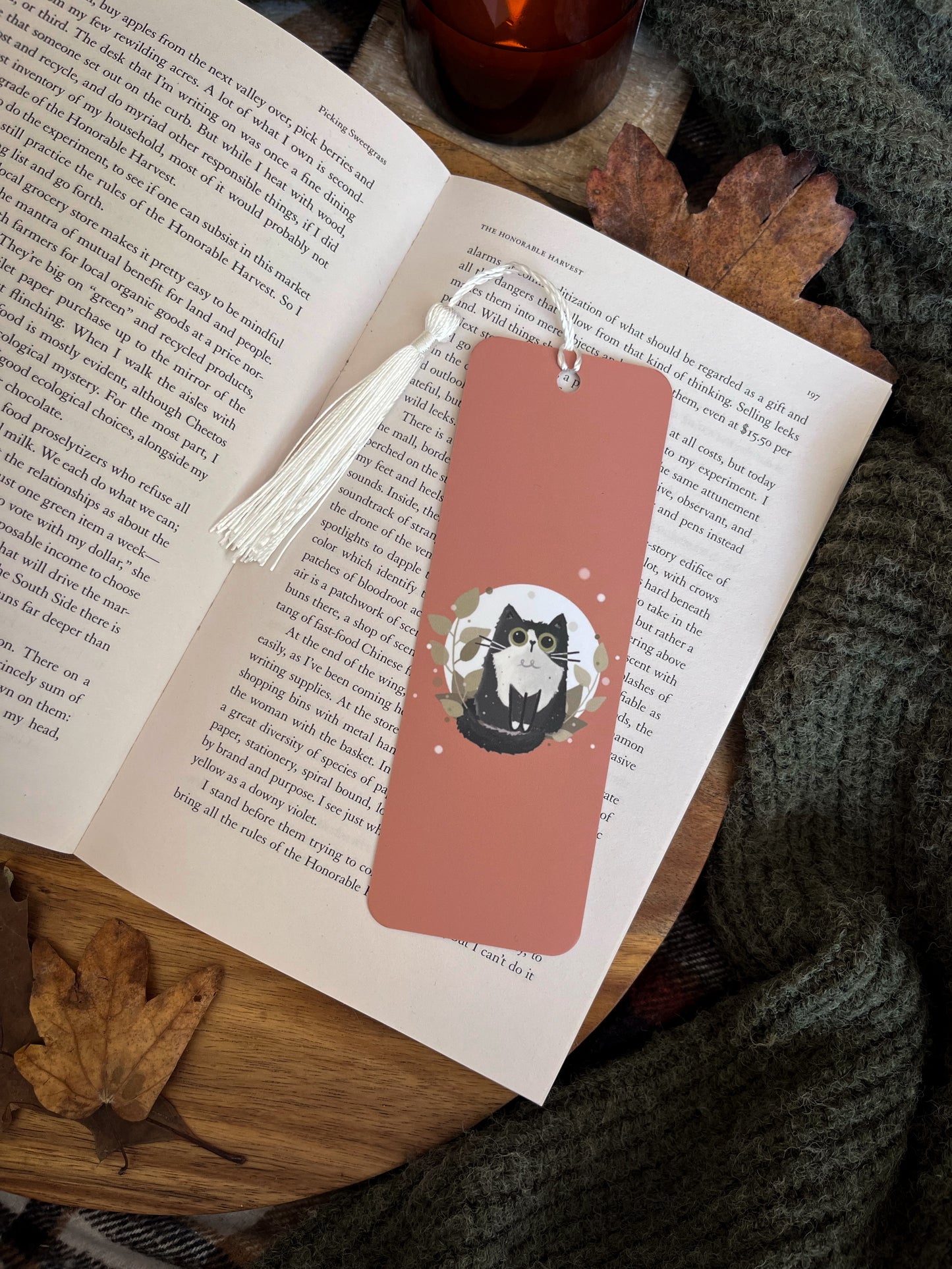 Black and White Cat Bookmark