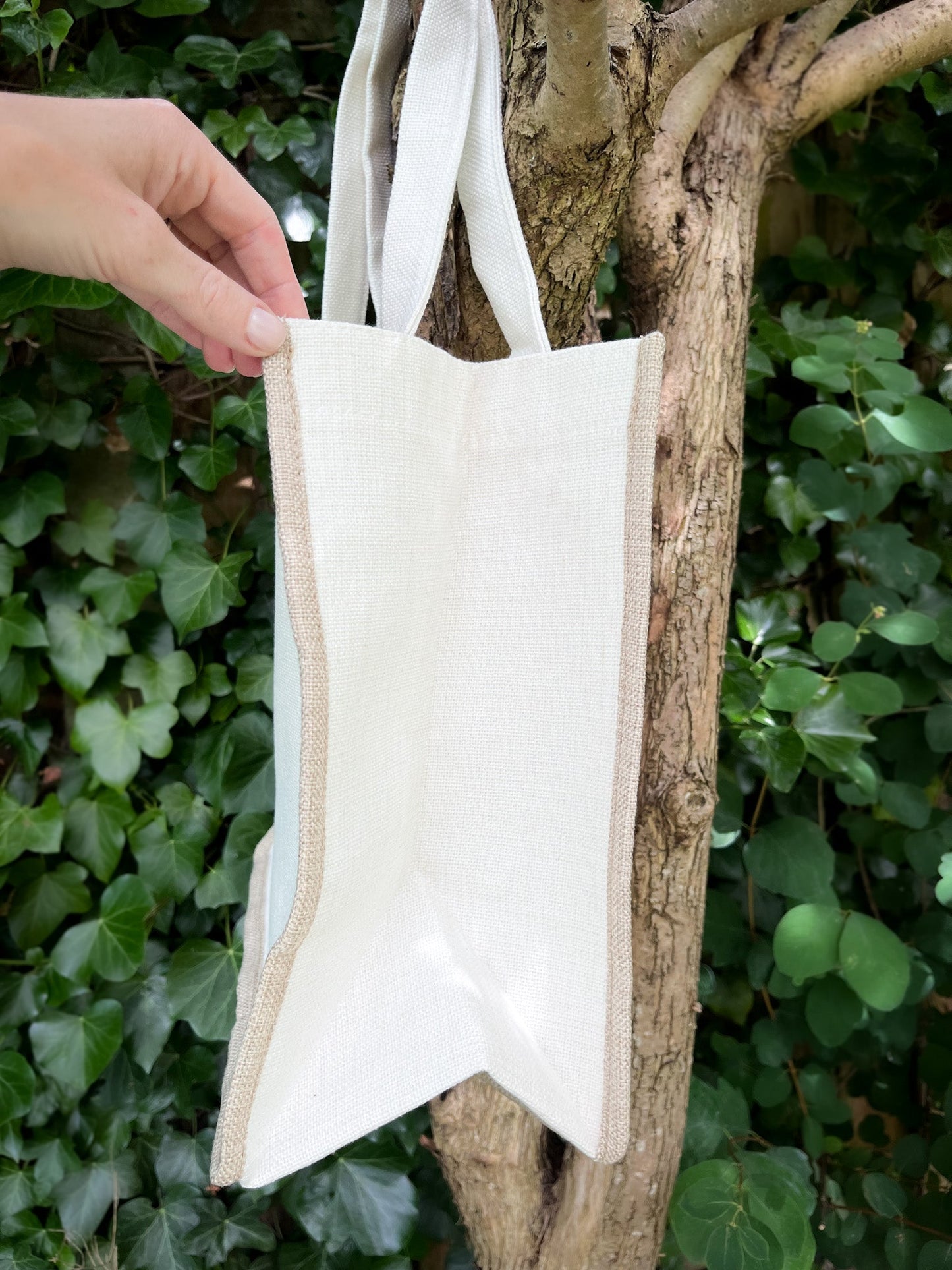 Bookstore Explorer Linen Gusset Bag