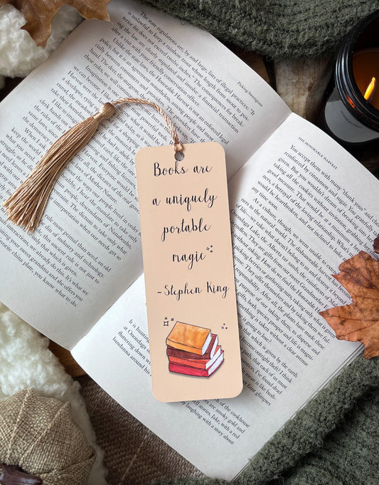 SECONDS Stephen King Quote Card Bookmark