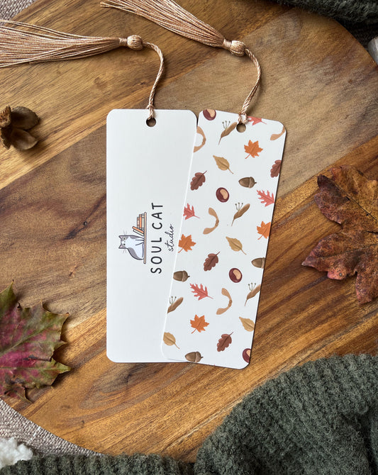 Woodland Treasures Autumn Card Bookmark
