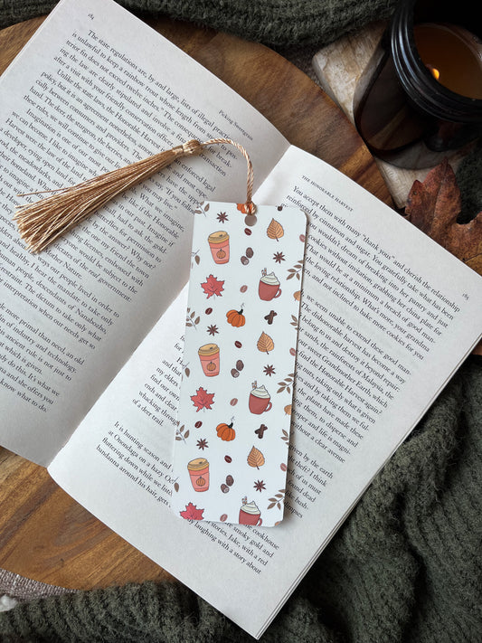Pumpkin Spice Card Bookmark