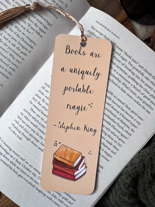 SECONDS Stephen King Quote Card Bookmark