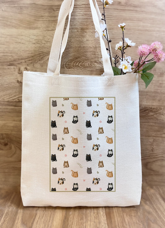 Cat Family Book/Tote Bag