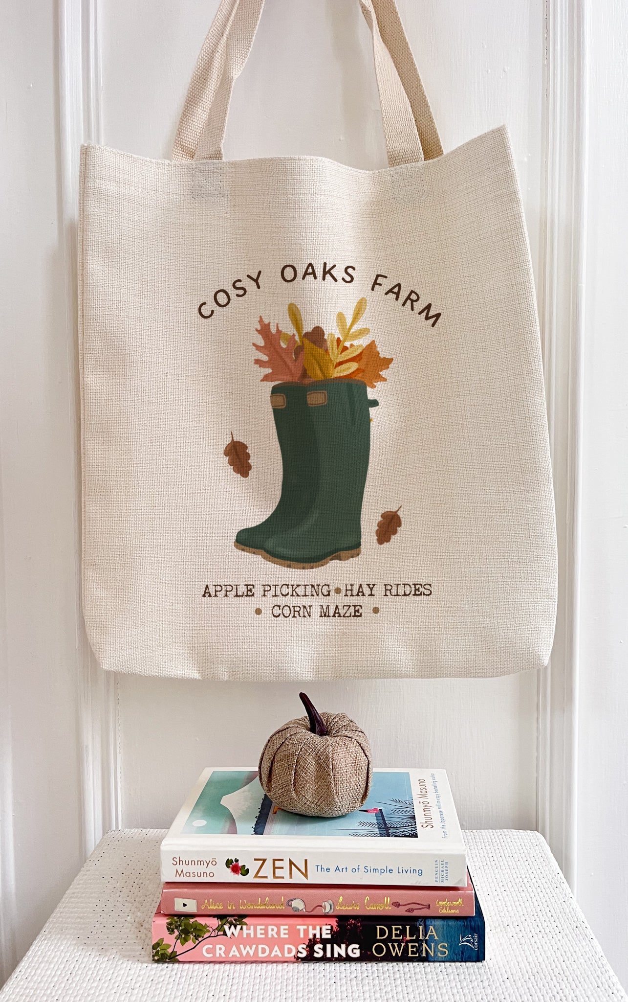 Cosy Oaks Farm/Autumn Large Tote Bag