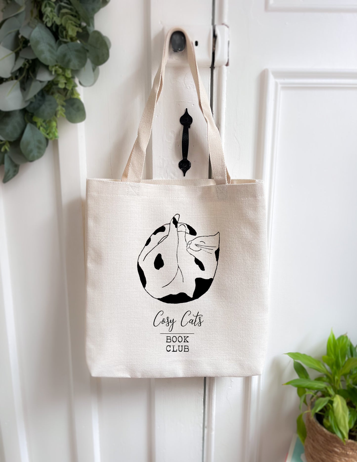 Cosy Cats Book Club Book/Tote Bag
