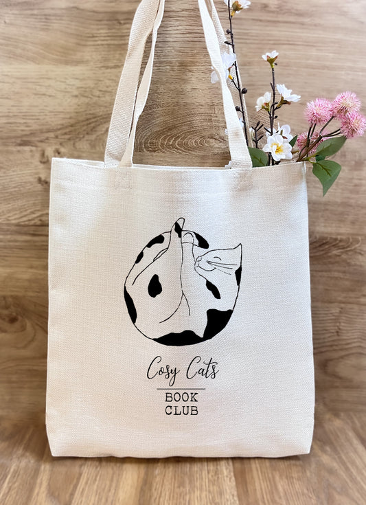 Cosy Cats Book Club Book/Tote Bag