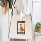 Fox Books Linen Gusset Bag