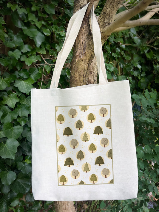 Happy Trees Book/Tote Bag