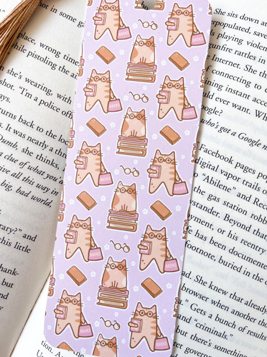 Bookworm Cats Bookmark