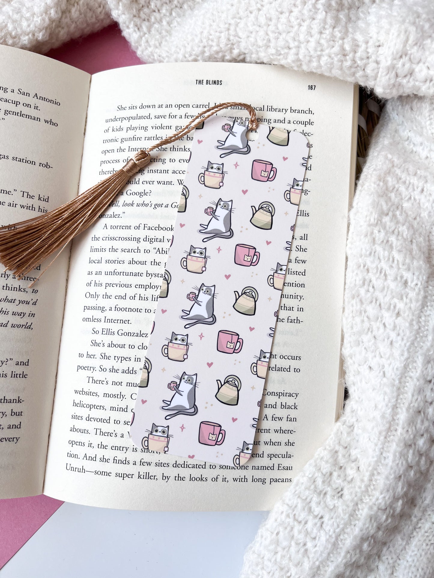 Cuppa Cats Bookmark