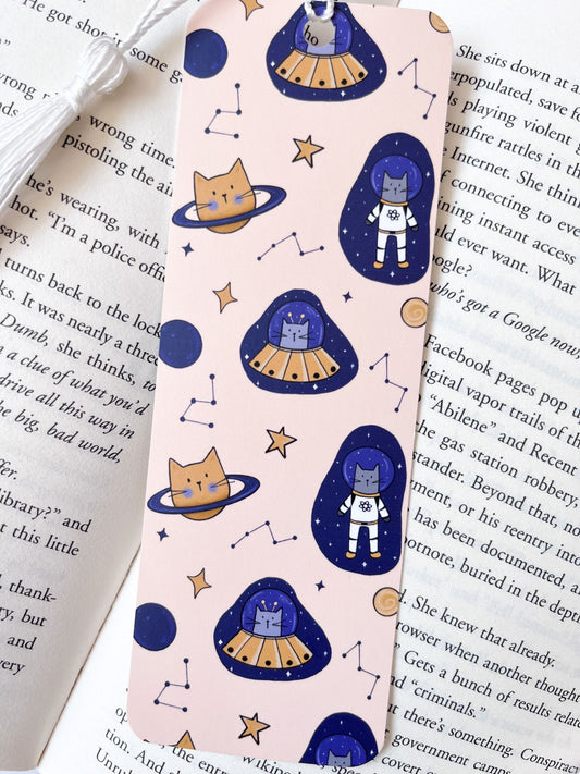 SECONDS Space Cat Bookmark