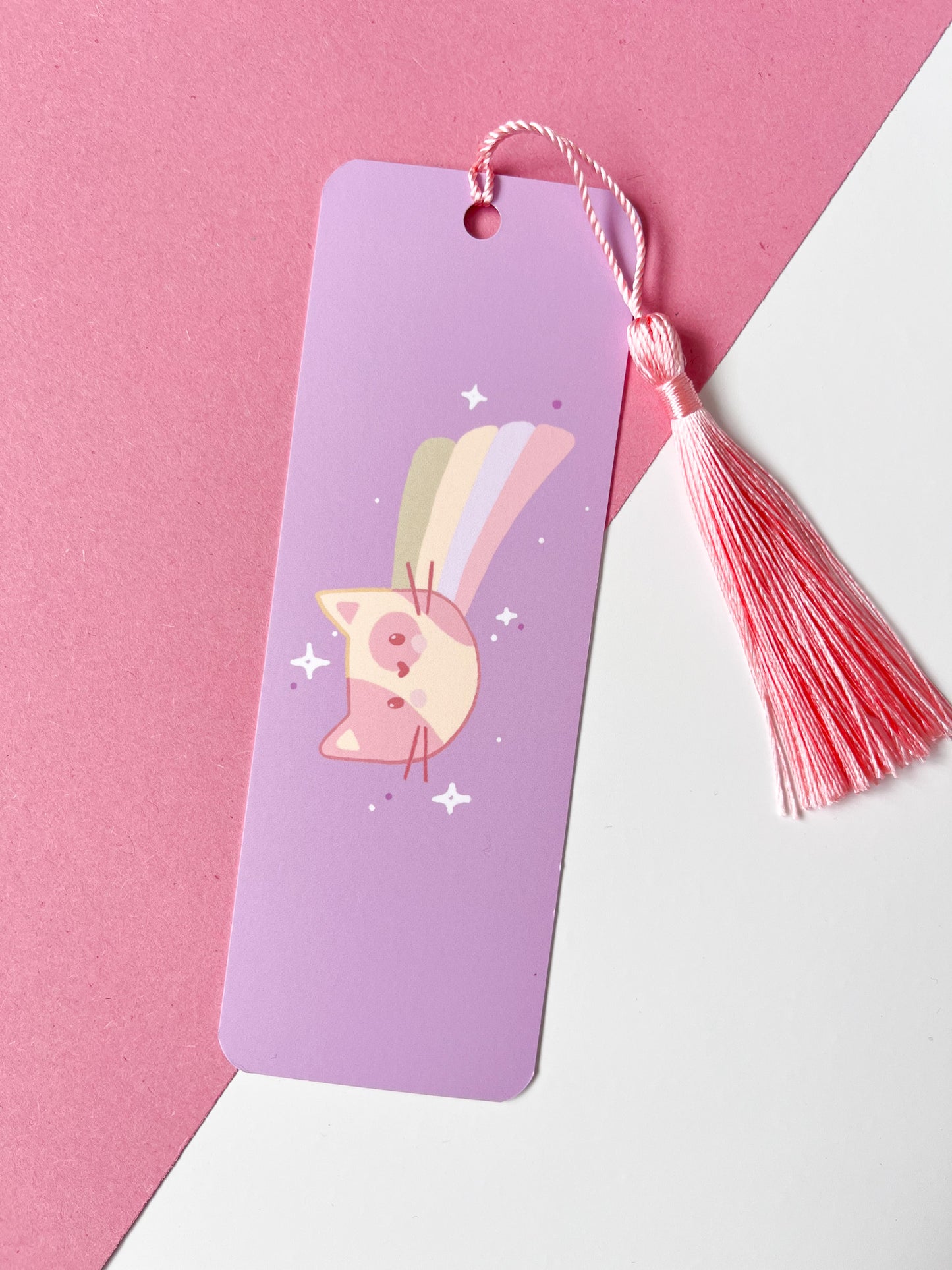 Shooting Star Cat Bookmark
