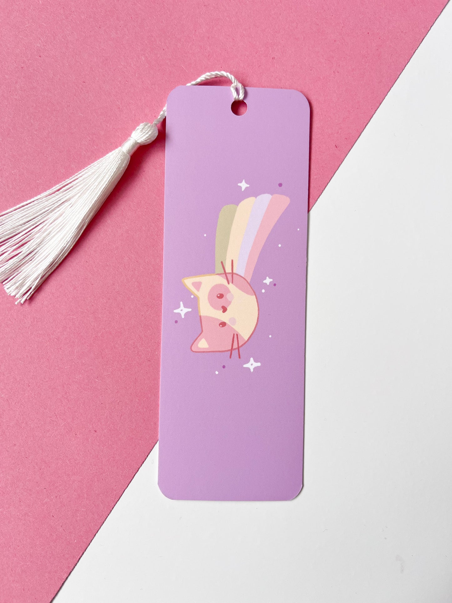 Shooting Star Cat Bookmark