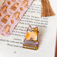 Hazel - Bookworm Cat Enamel Pin