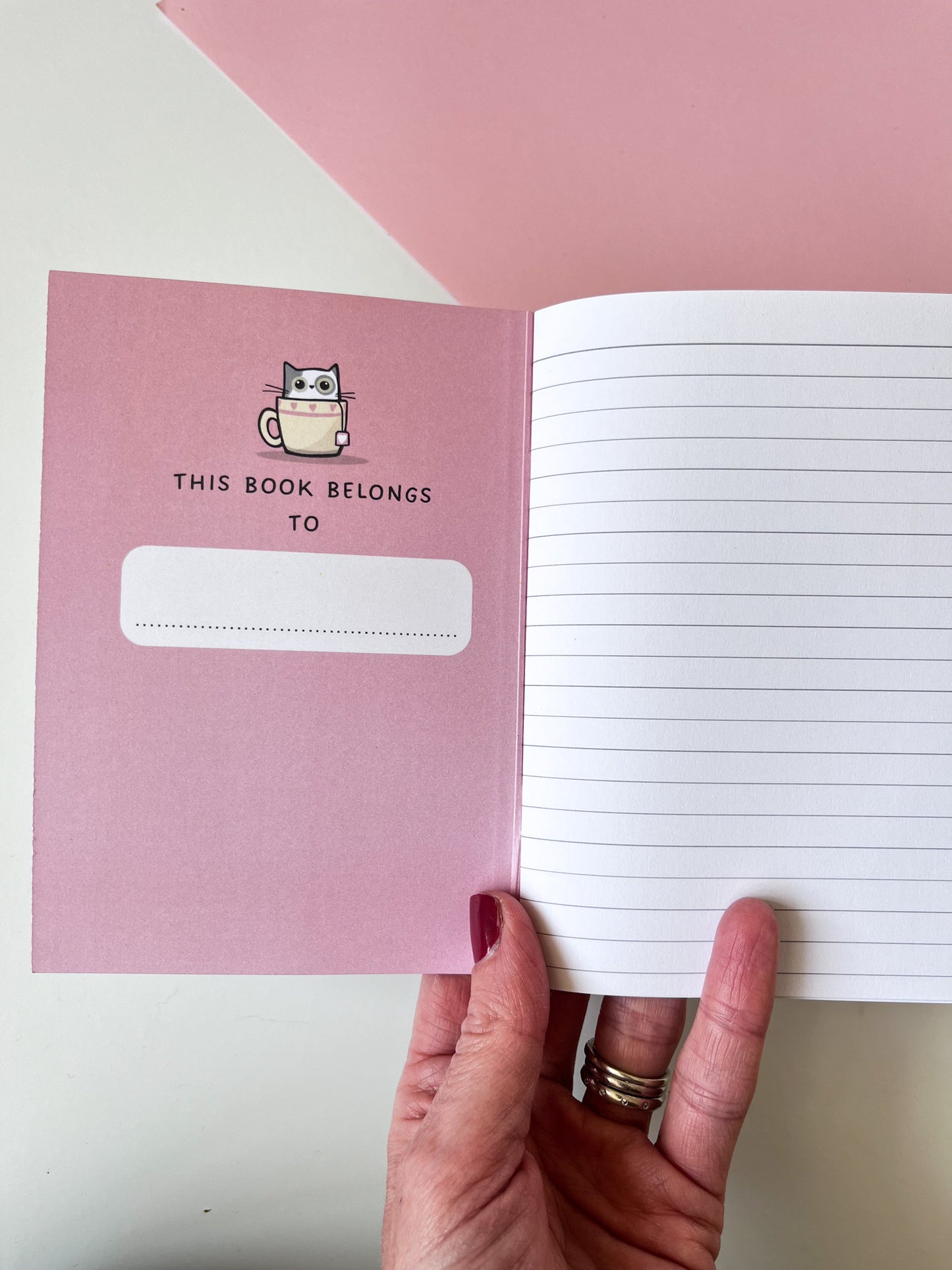 Cuppa Cats A6 Lined Pocket Notebook