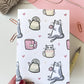 Cuppa Cats A6 Lined Pocket Notebook