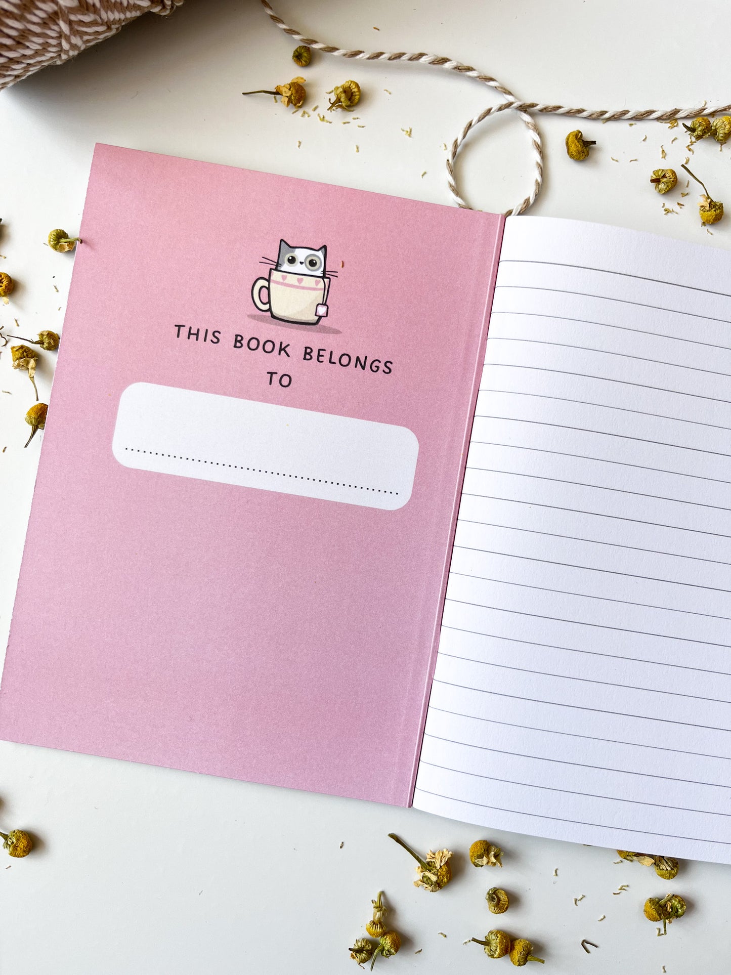 Cuppa Cats A6 Lined Pocket Notebook