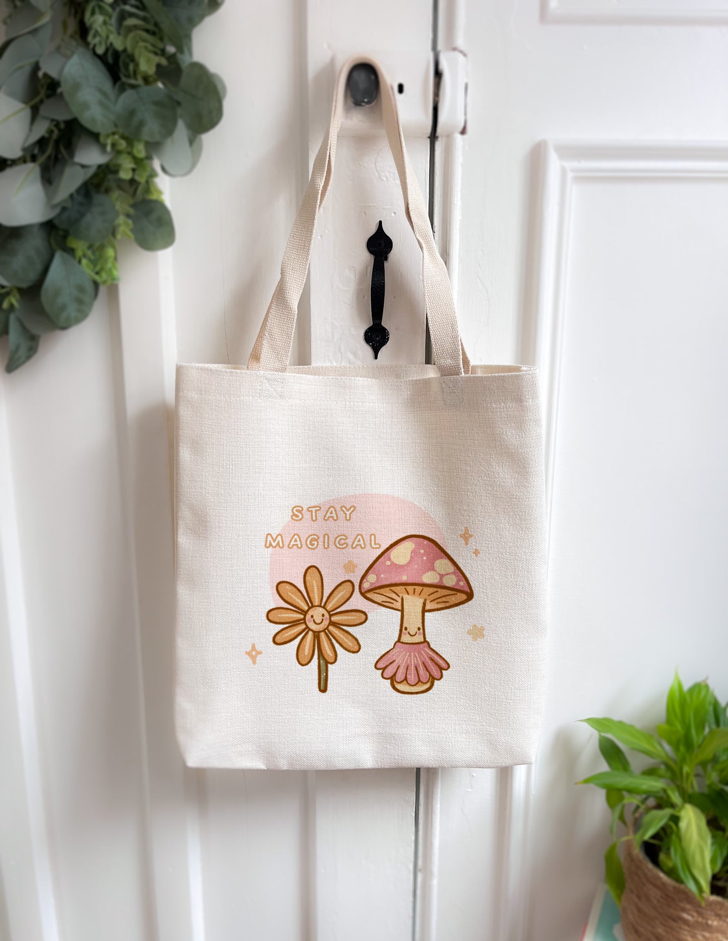 Stay Magical Mushroom Book/Tote Bag
