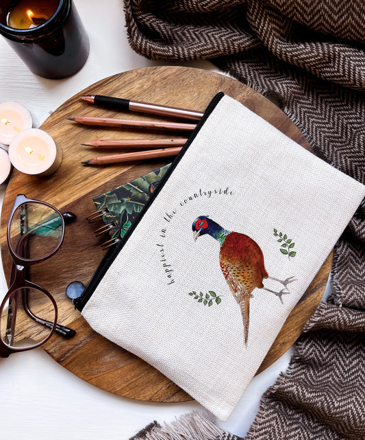 Country Pheasant Trinket Bag