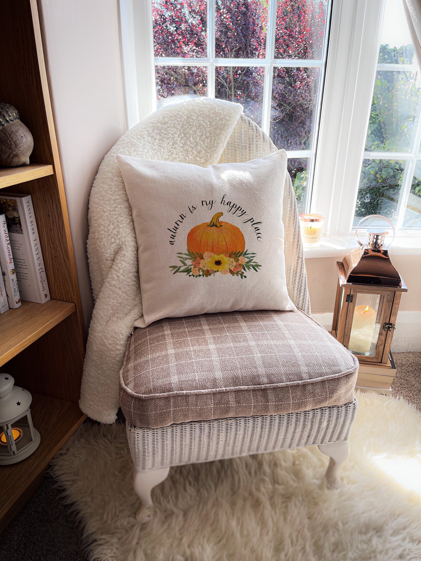 Autumn Is My Happy Place Cushion