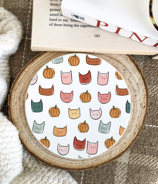 Cats & Pumpkins Coaster