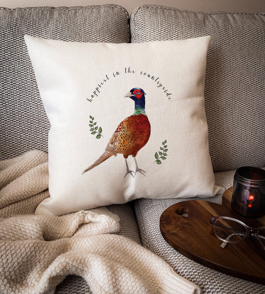 Country Pheasant Cushion