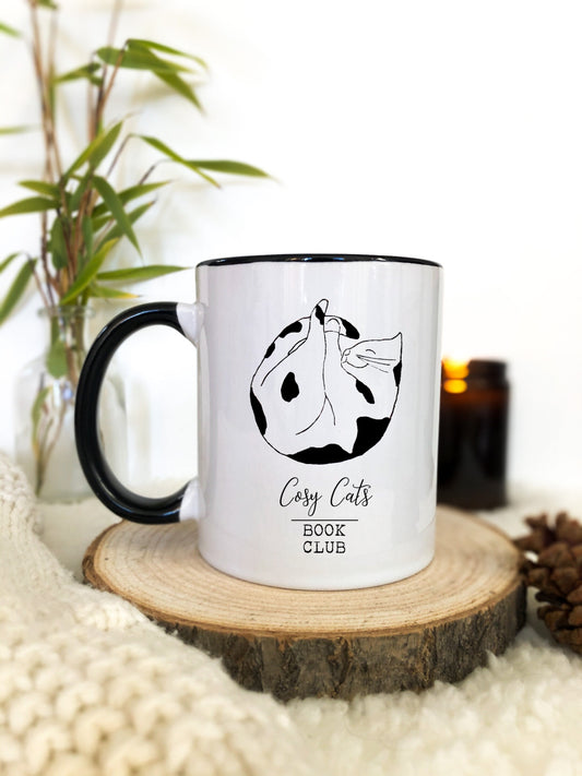 11oz Cosy Cats Book Club Mug