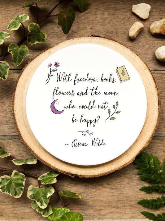 Oscar Wilde Bookish Coaster