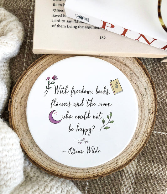 Oscar Wilde Bookish Coaster