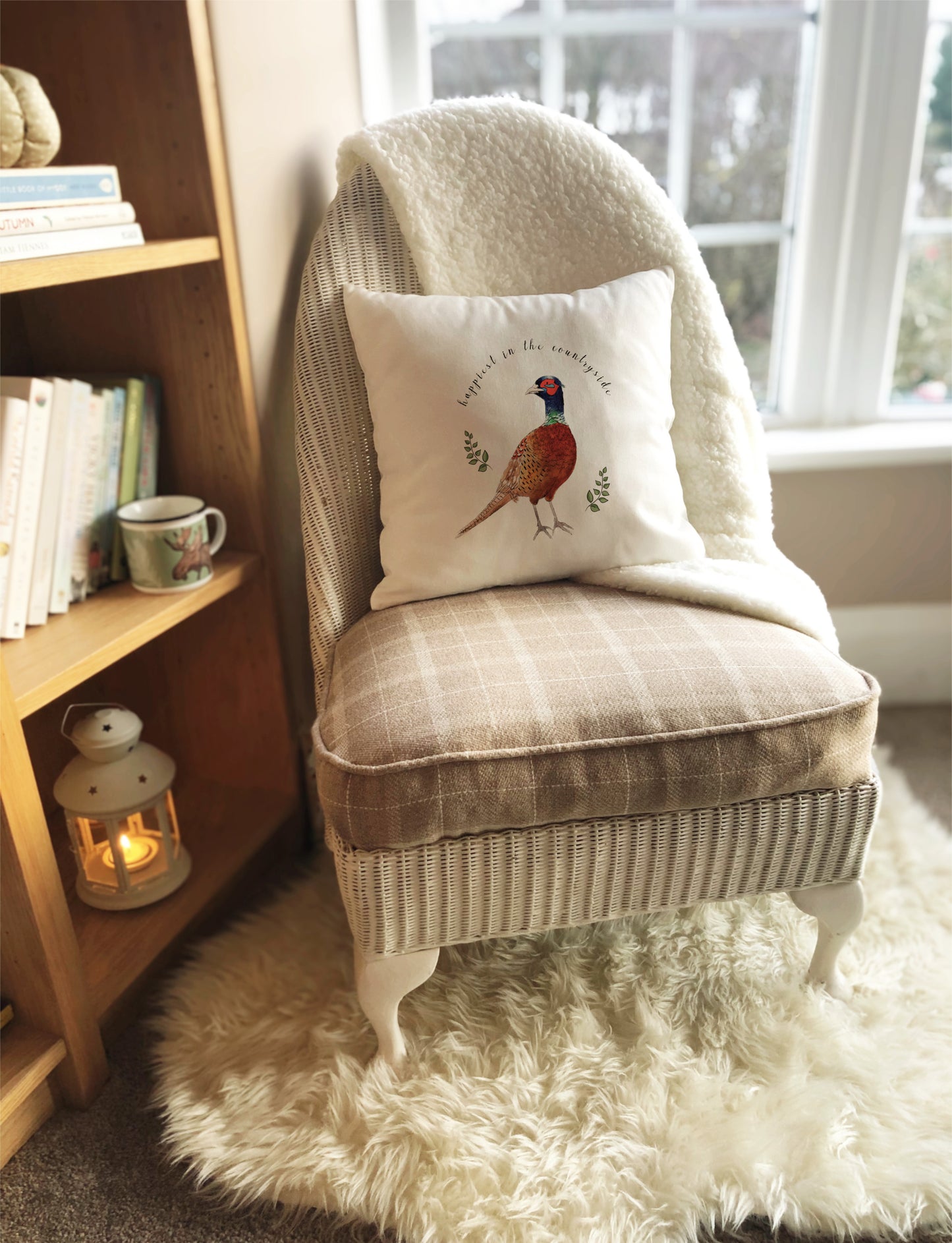 Country Pheasant Cushion