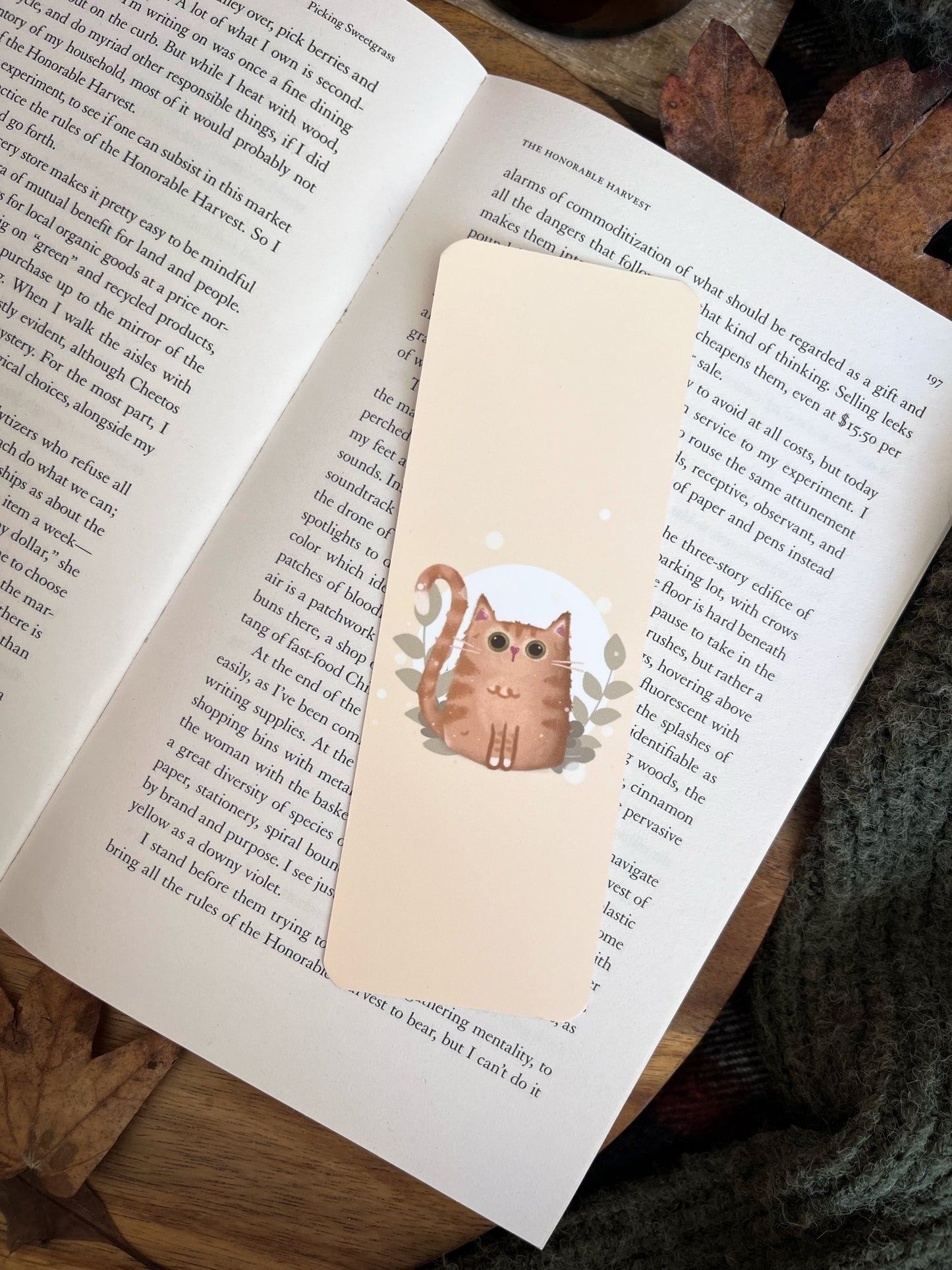 Ginger Cat Bookmark