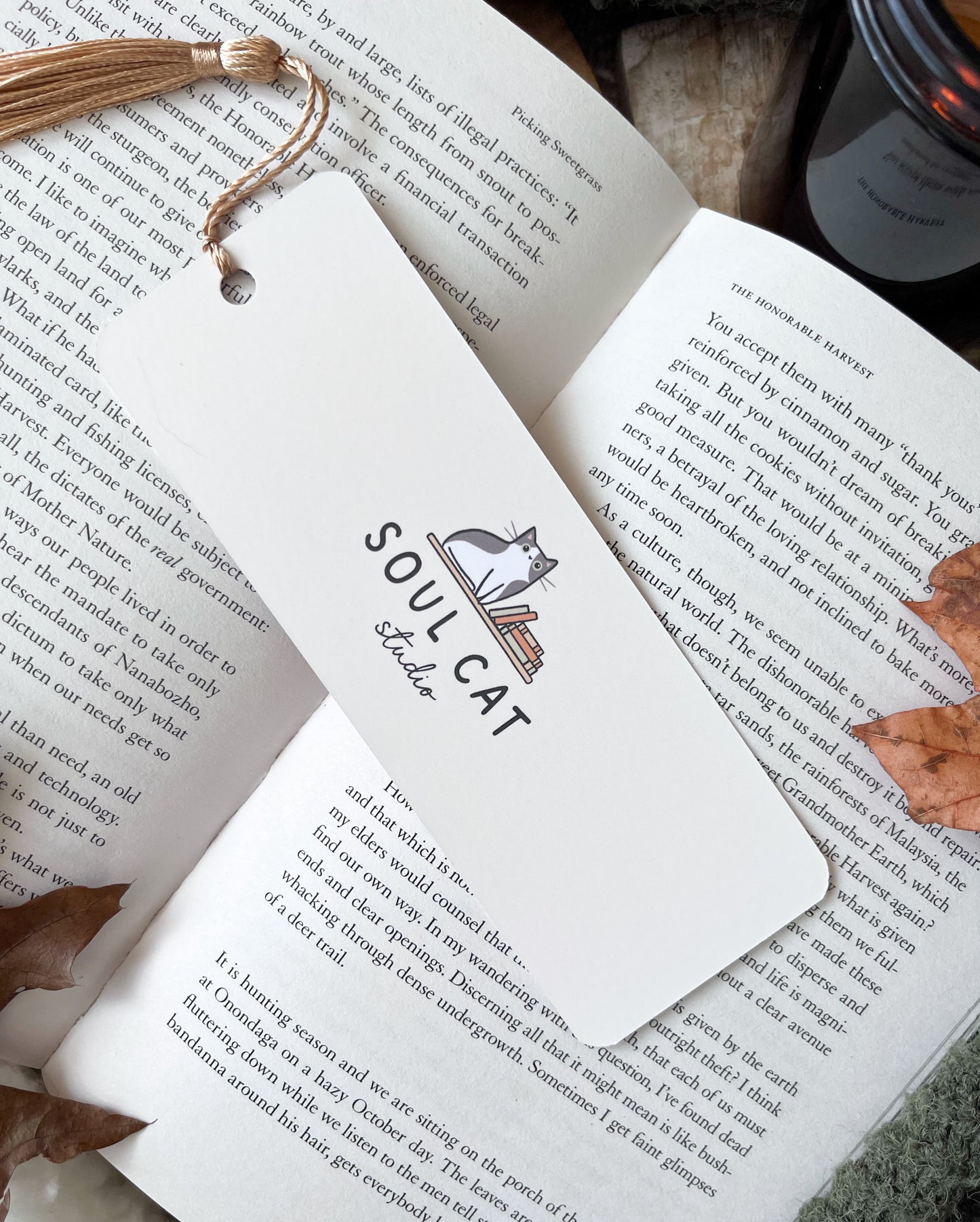 Pumpkin Spice Card Bookmark