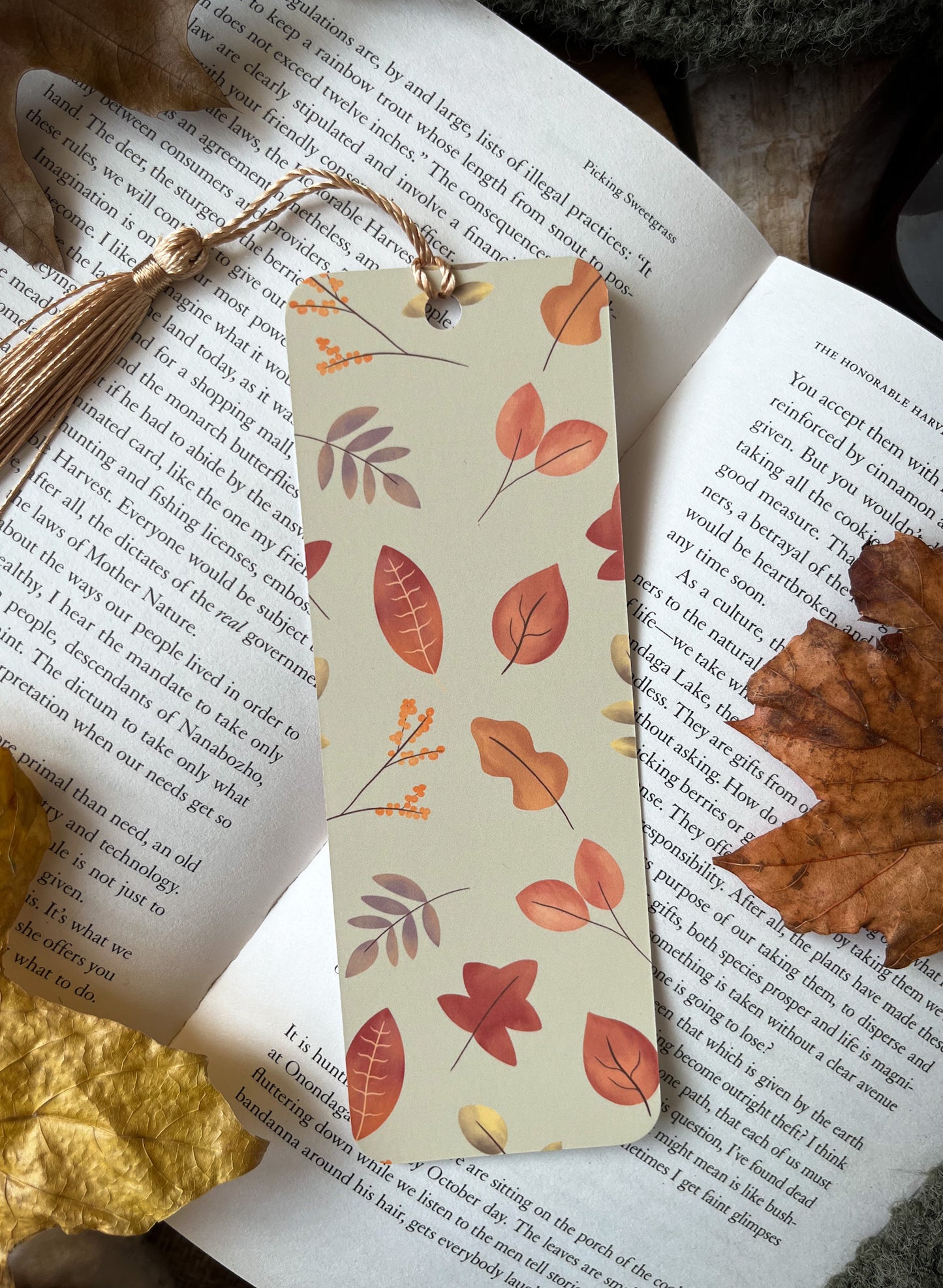 Fall Foliage Card Bookmark