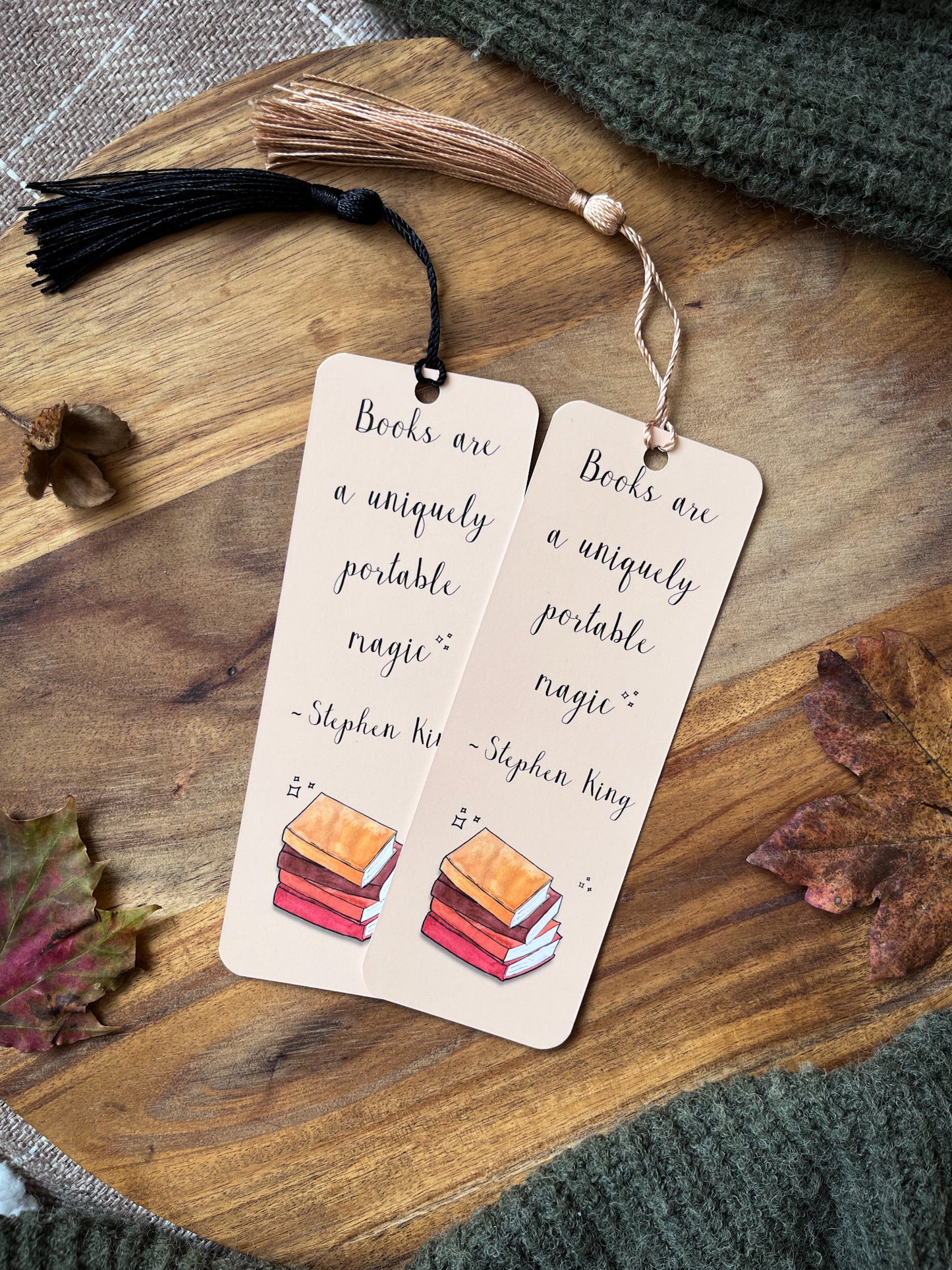 Stephen King Quote Card Bookmark