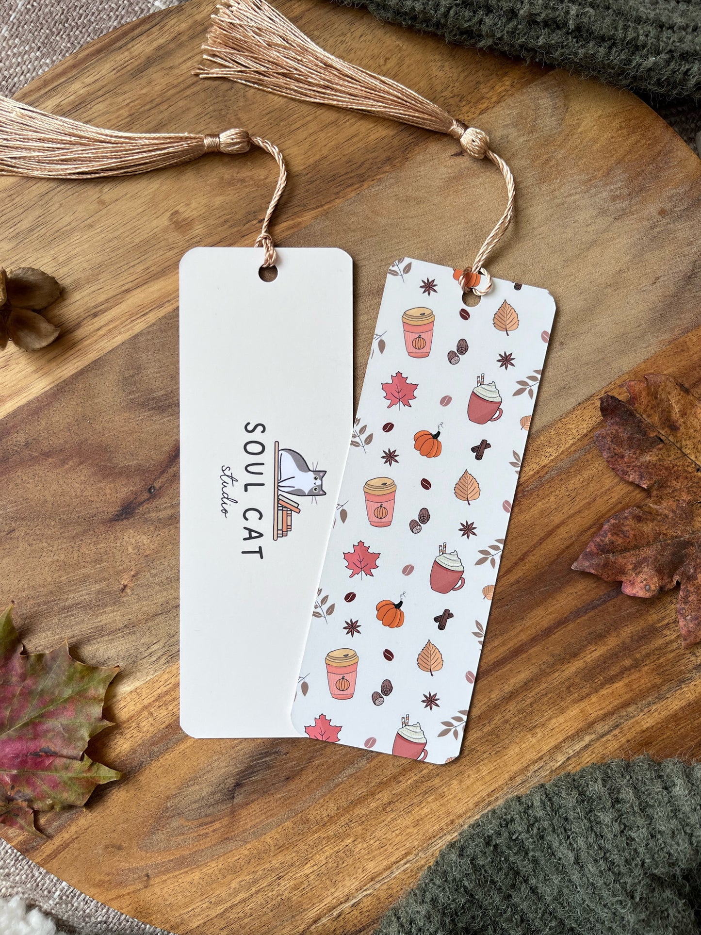 Pumpkin Spice Card Bookmark