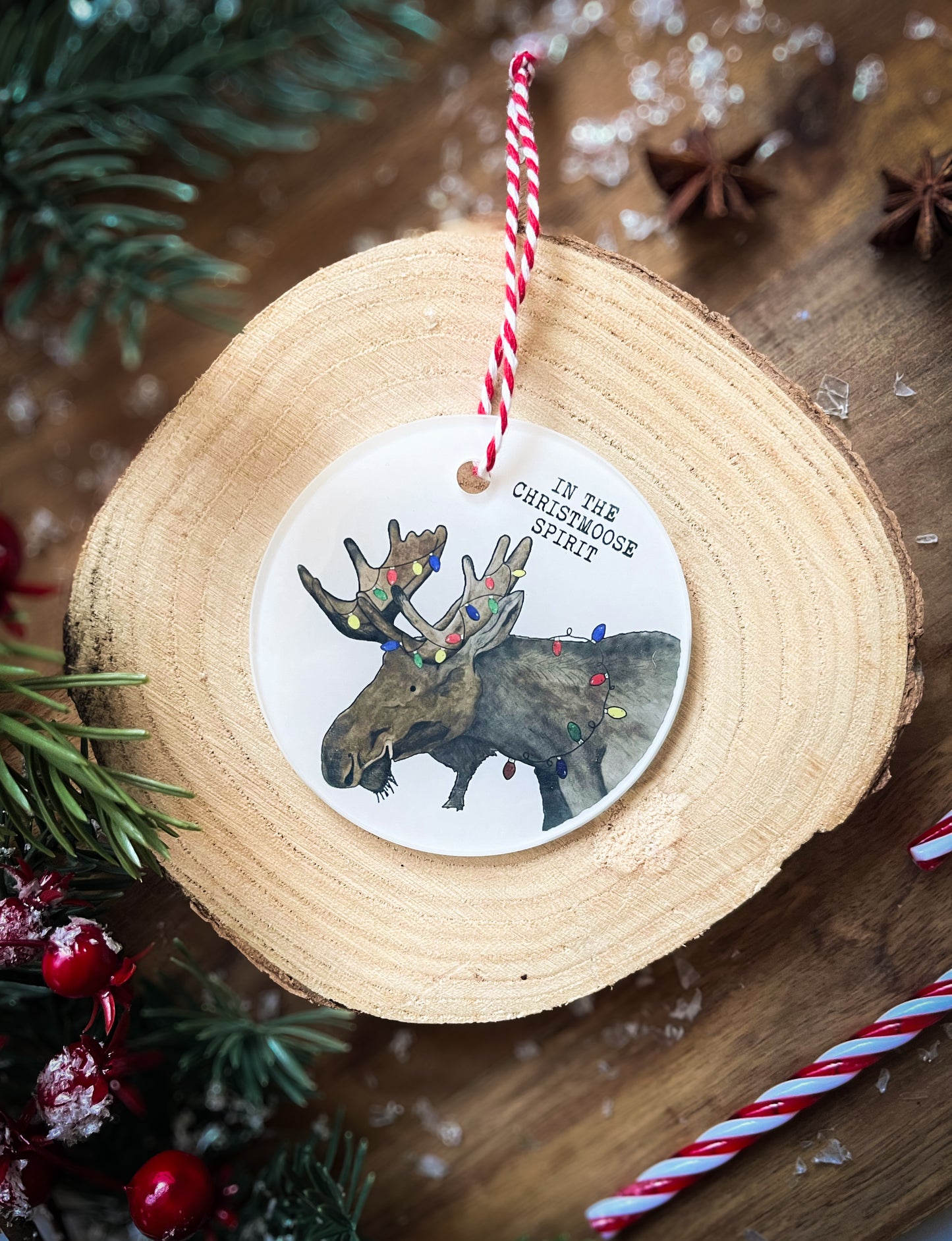 Christmoose Spirit Tree Ornament