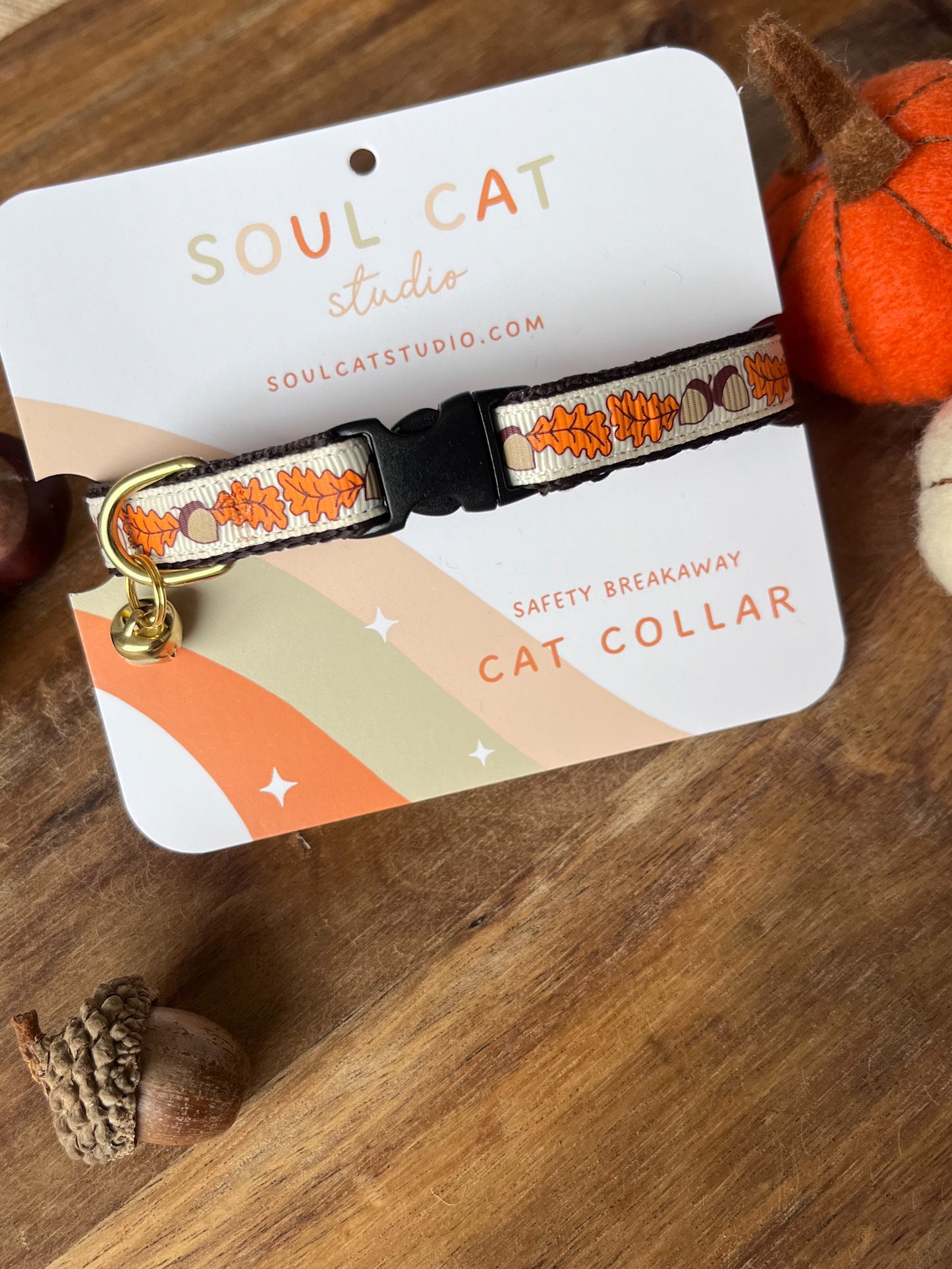 Autumn Oaks - Adult Cat Collar