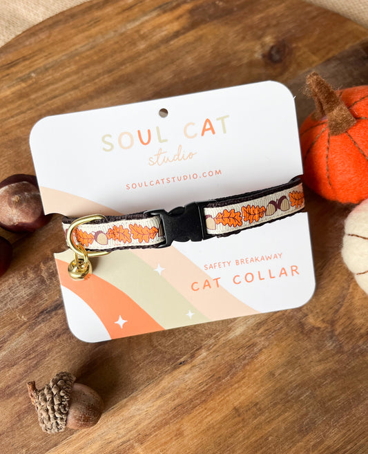 Autumn Oaks - Adult Cat Collar