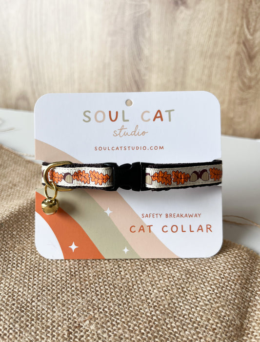 Autumn Oaks - Adult Cat Collar