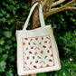 Woodland Treasures/ Autumn Linen Gusset Bag