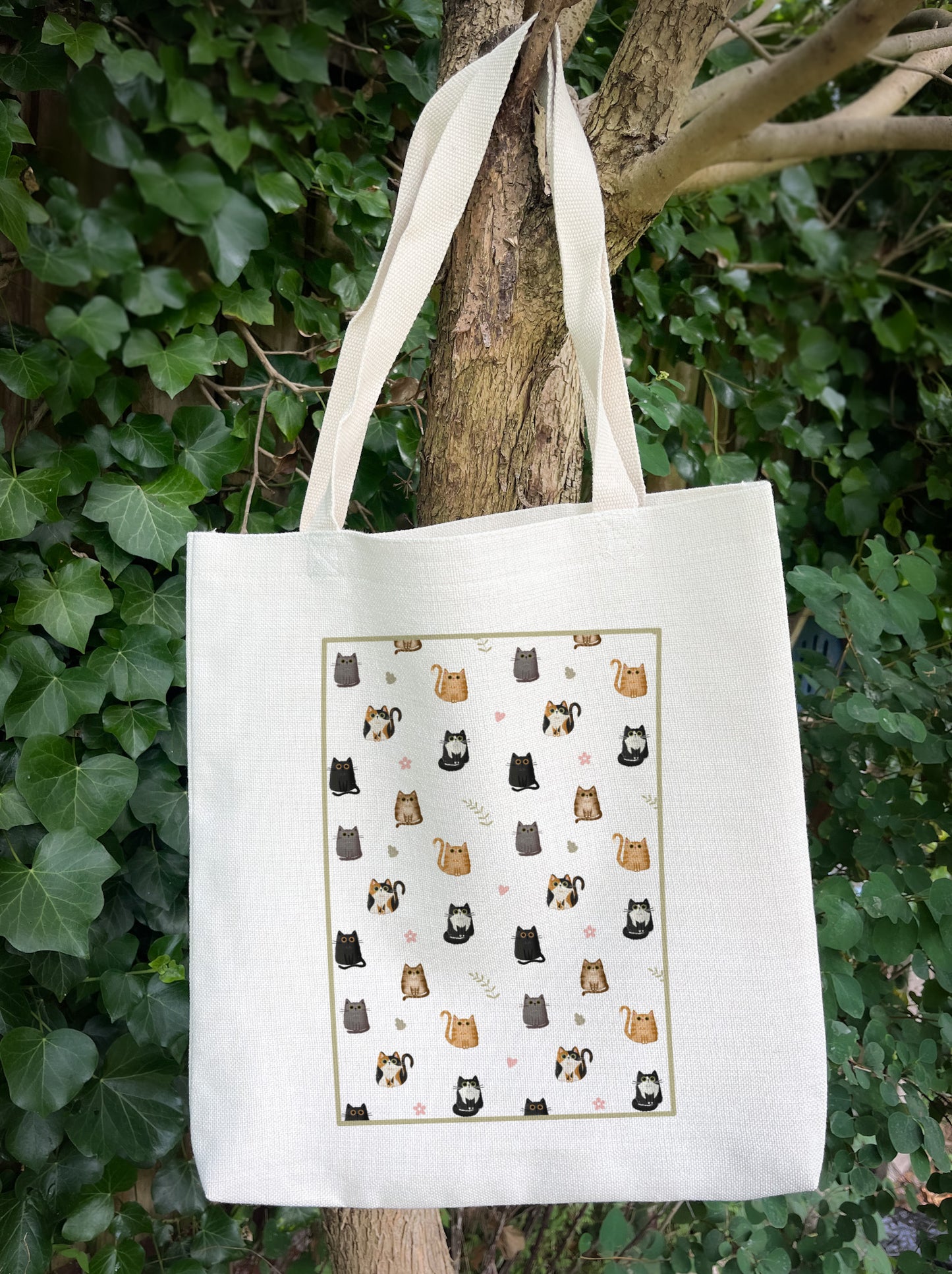 Cat Family Book/Tote Bag