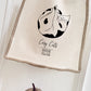 Cosy Cats Book Club Linen Gusset Bag