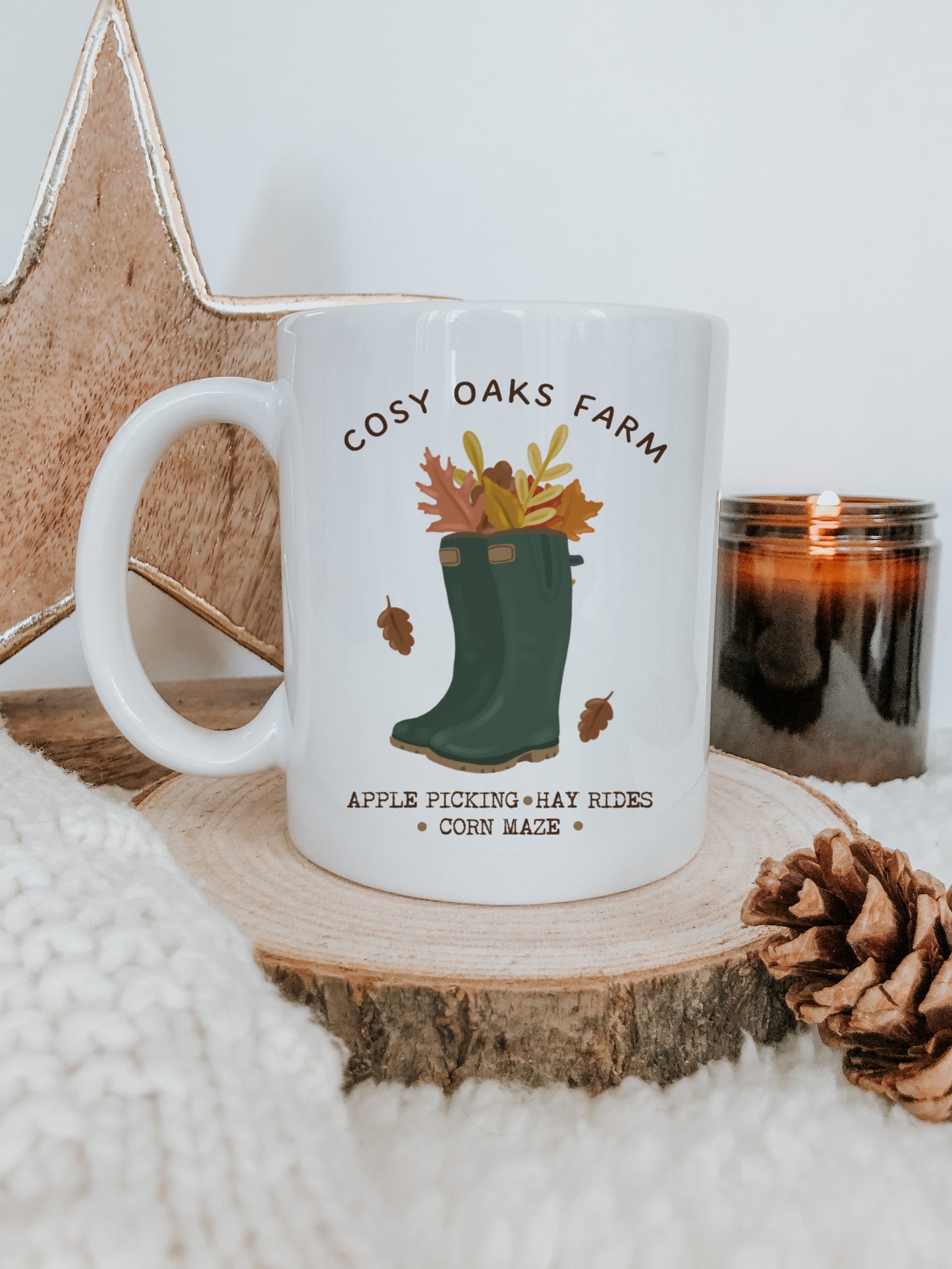 11oz Cosy Oaks Farm/ Autumn Mug