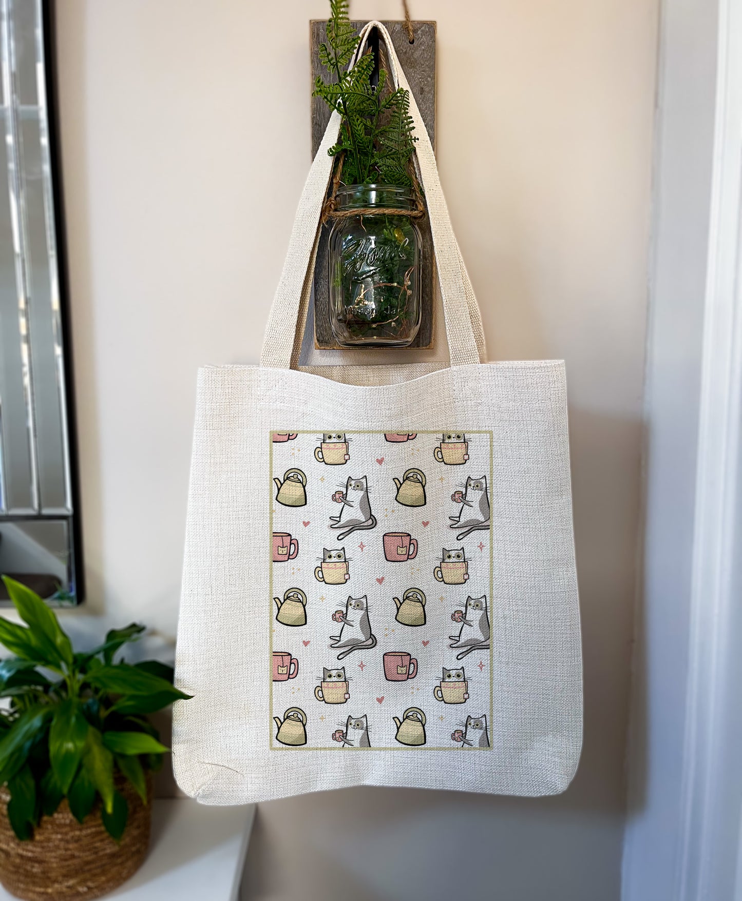 Cuppa Cats Book/Tote Bag