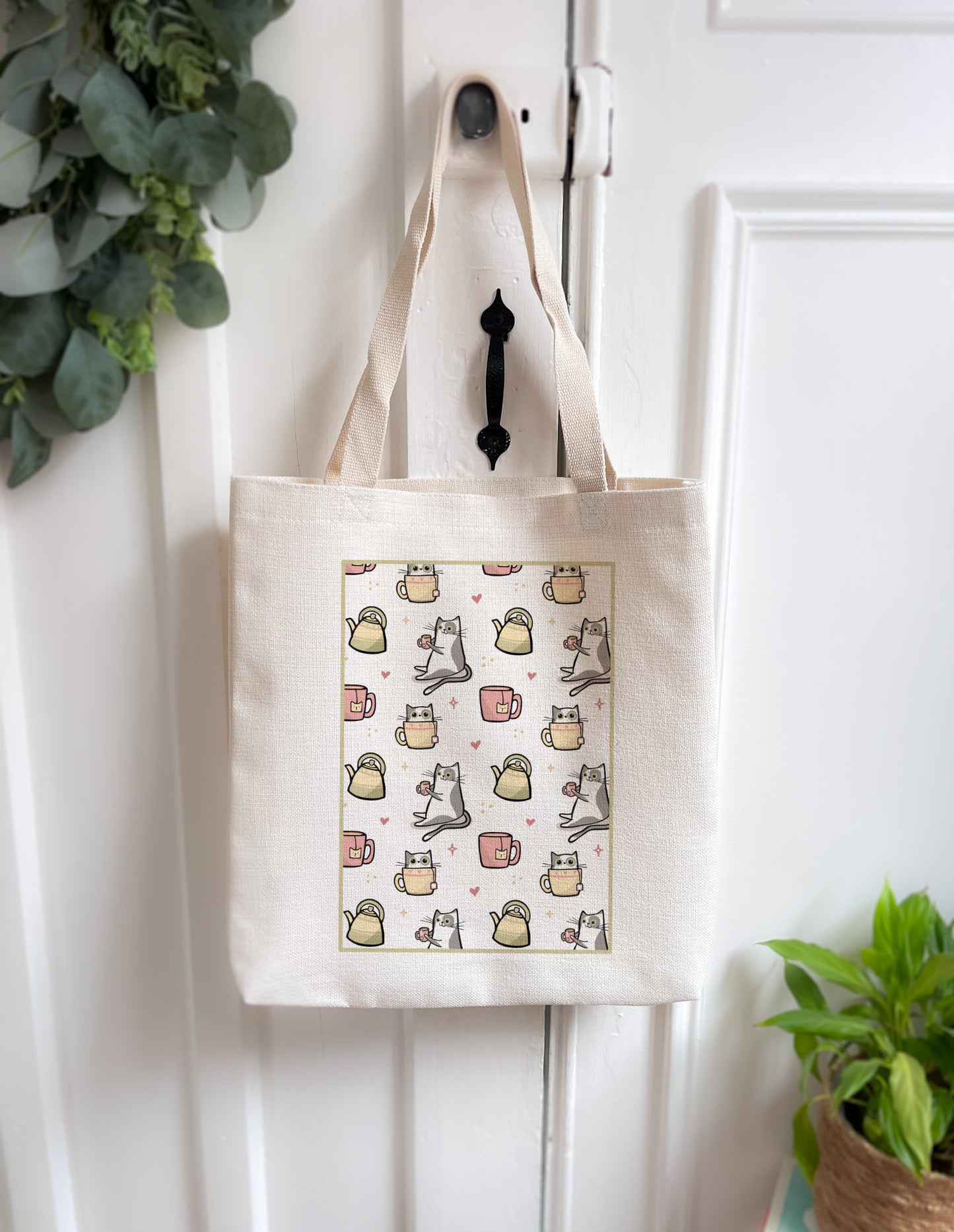 Cuppa Cats Book/Tote Bag