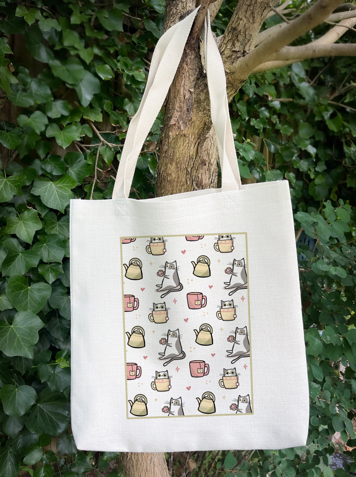 Cuppa Cats Book/Tote Bag