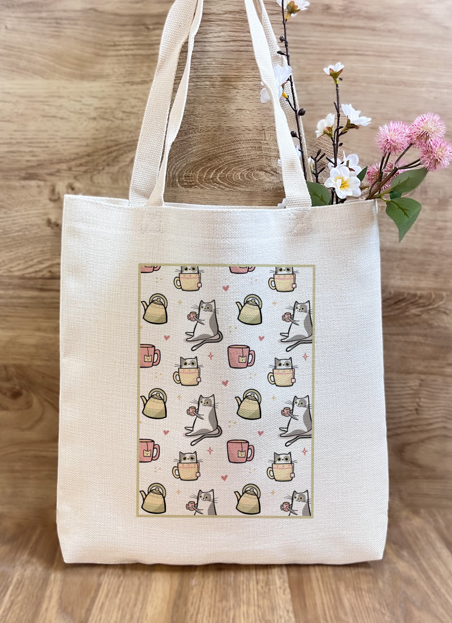 Cuppa Cats Book/Tote Bag