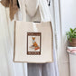 Fox Books Linen Gusset Bag